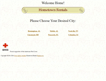 Tablet Screenshot of hometownrentals.info