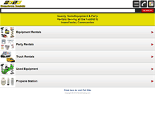 Tablet Screenshot of hometownrentals.net